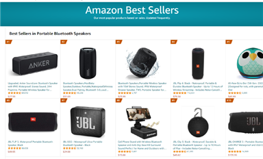Anker安克排第一，JBL独占一半，美国亚马逊3月蓝牙音箱销量曝光