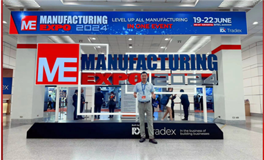 丘辉林观摩泰国国际机械制造展览会，推进萨科微/金航标国际化